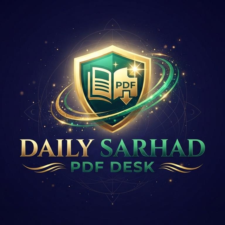 Daily Sarhad PDF Desk